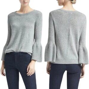 Banana Republic Merino Wool Cashmere Blend Bell Sleeve Sweater